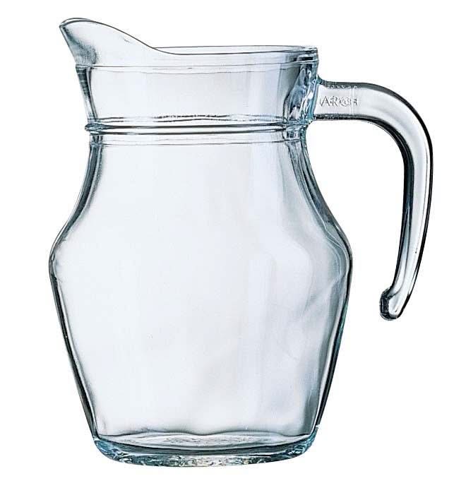 Arcoroc Karaffe Glas 500 ml - Schenkkanne Wasser Saft Wein - Broc