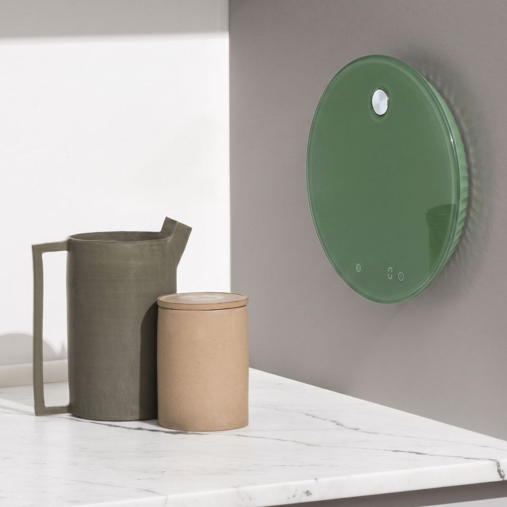 Alessi Küchenwaage Plissé Grün - Michele De Lucchi - MDL16 GR