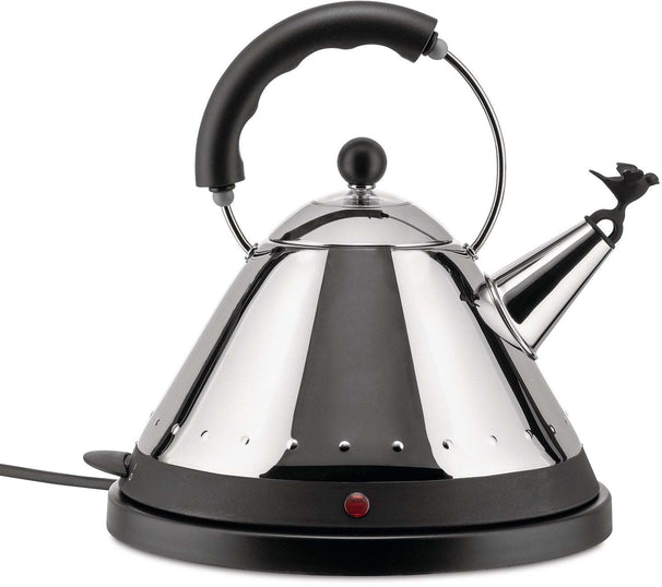 Alessi Wasserkocher MG32 Edelstahl / Schwarz - 1.5 Liter - 2000 W - Micheal Graves - MG32 B