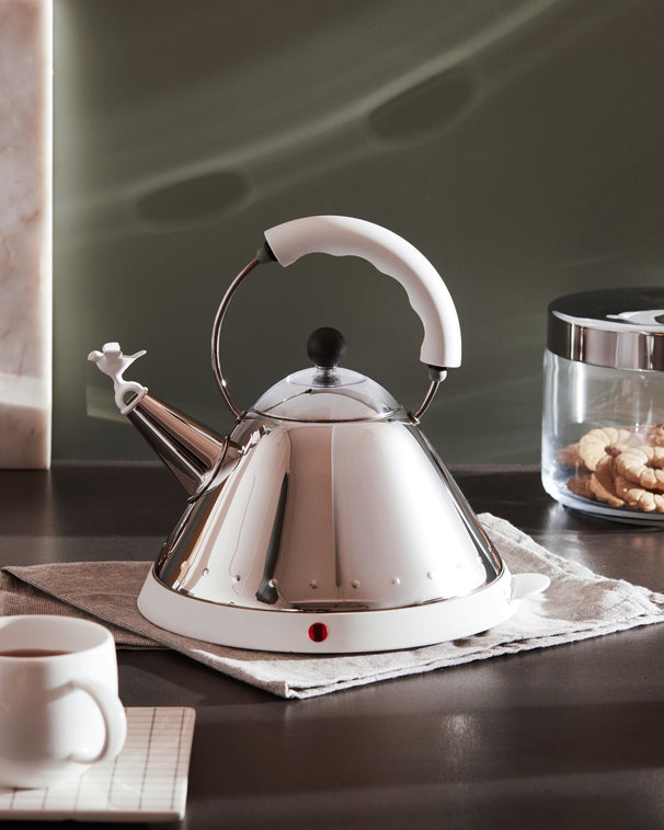 Alessi Wasserkocher MG32 Edelstahl / Schwarz - 1.5 Liter - 2000 W - Micheal Graves - MG32 B