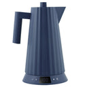 Alessi Wasserkocher Plissé mit Temperaturregelung Blau - 1.7 Liter - 1850 W - Michele De Lucchi - MDL21 DAZ