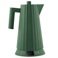 Alessi Wasserkocher Plissé mit Temperaturregelung Grün - 1,7 Liter - 1850 W - Michele De Lucchi - MDL21 GR