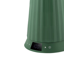 Alessi Wasserkocher Plissé mit Temperaturregelung Grün - 1,7 Liter - 1850 W - Michele De Lucchi - MDL21 GR