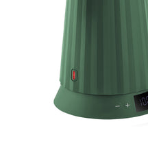 Alessi Wasserkocher Plissé mit Temperaturregelung Grün - 1,7 Liter - 1850 W - Michele De Lucchi - MDL21 GR