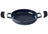 Alva Grillpfanne / Grillplatte Nori ø 28 cm + Kostenlose Ledergriffe - für alle Herdarten geeignet - emaillierte Antihaftbeschichtung