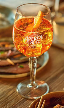 Aperol Spritz Gläser - 450 ml - Offizielles Glas - 6 Stück