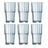 Arcoroc Tumbler Norvege Gehärtetes Glas 270 ml - 6 Stücke