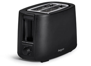 Argon Toaster Matt Schwarz - 2 Schlitze - 750 W