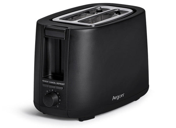 Argon Toaster Matt Schwarz - 2 Schlitze - 750 W