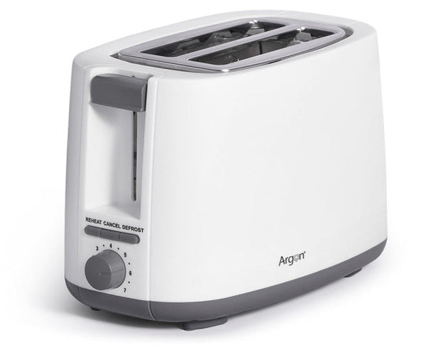 Argon Toaster Matt Weiß - 2 Schlitze - 750 W