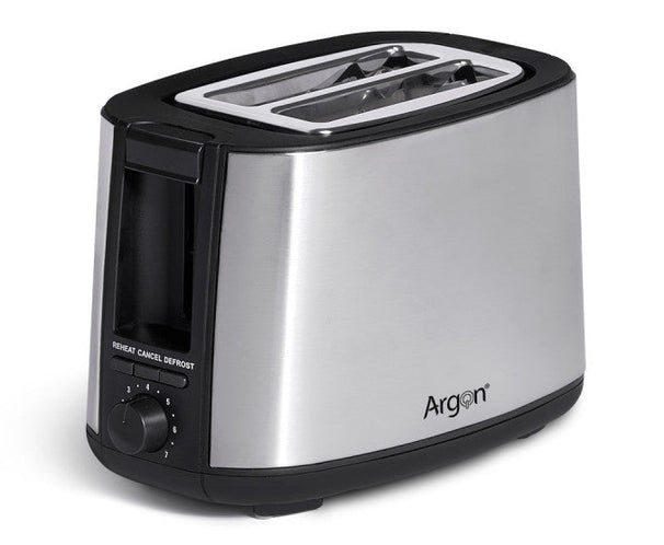 Argon Toaster RVS / Matt Schwarz - 2 Schlitze - 750 W
