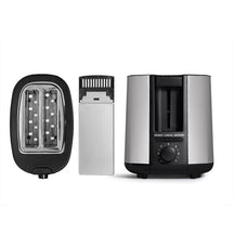 Argon Toaster RVS / Matt Schwarz - 2 Schlitze - 750 W