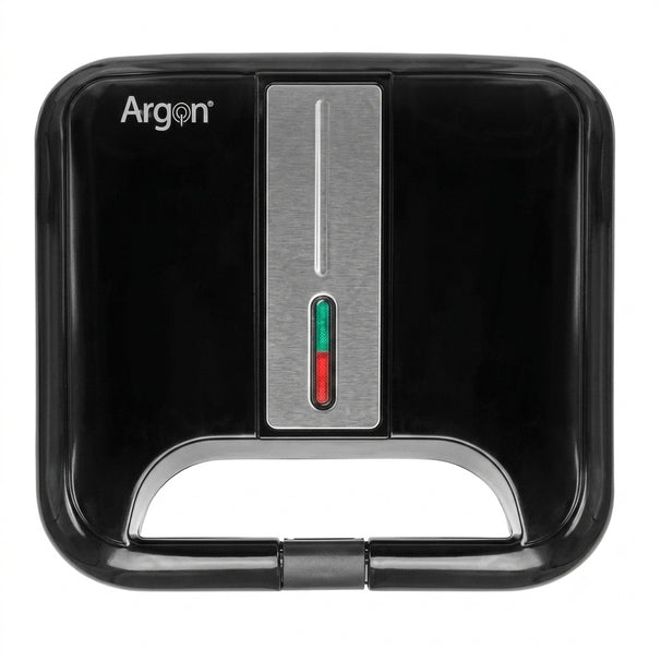 Argon Sandwichmaker Schwarz - Für 2 Sandwiches - 750 W