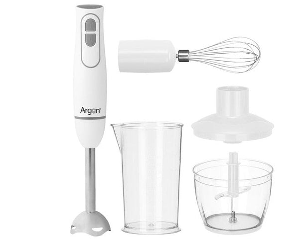 Argon Stabmixer-Set mit Zubehör Weiß - 1000 W