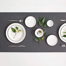 ASA Selection Frühstücksteller / Dessertteller A Table Ligne Noire ø 21 cm - 4 Stück