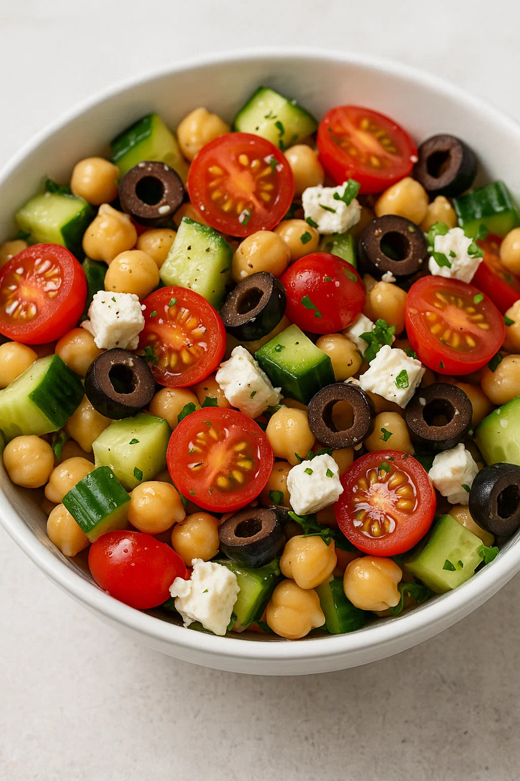 Ein frischer und gesunder Salat mit mediterranen Aromen.