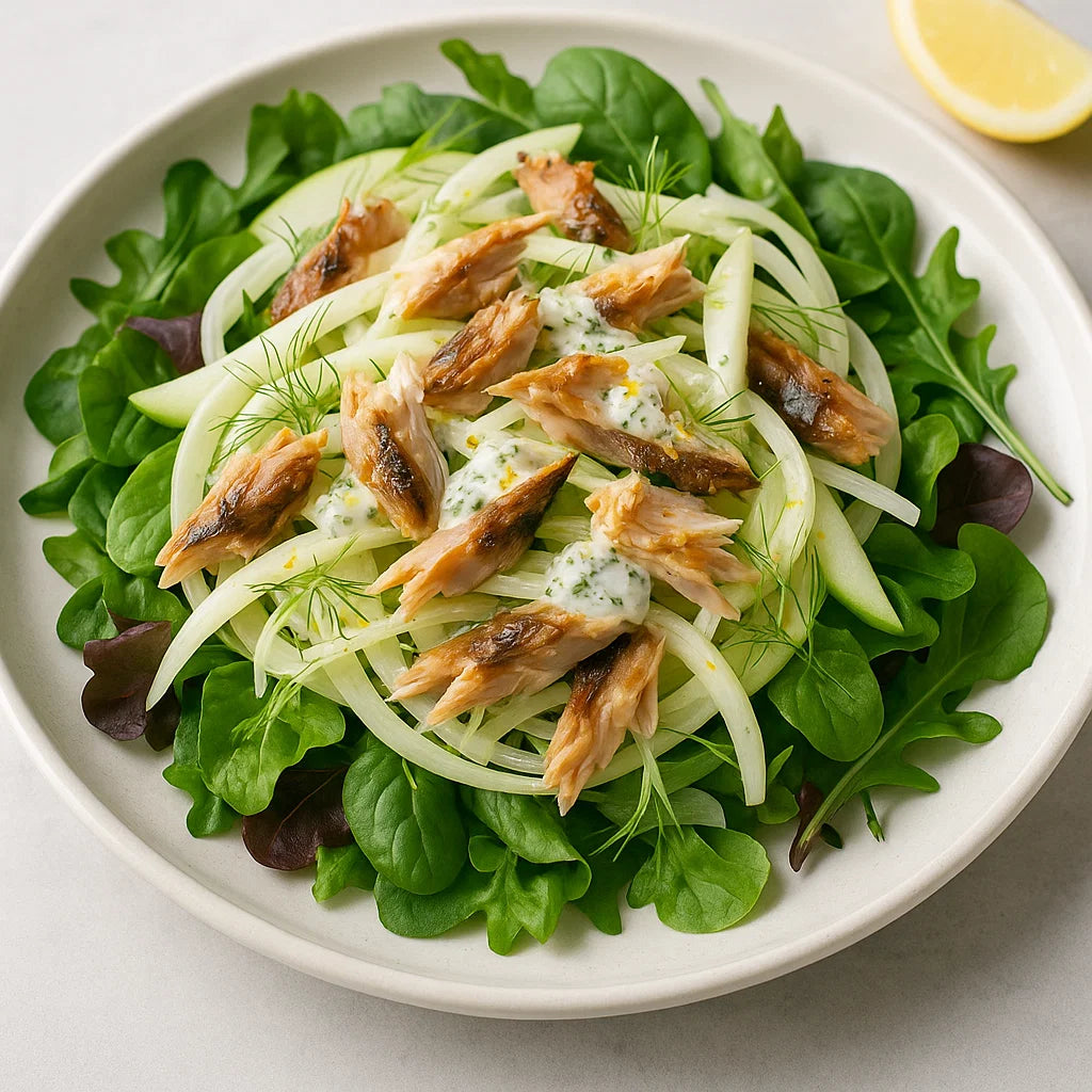 Ein frischer Salat mit nordischem Touch!