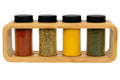 Cookinglife Gewürzregal Bambus 4-teilig