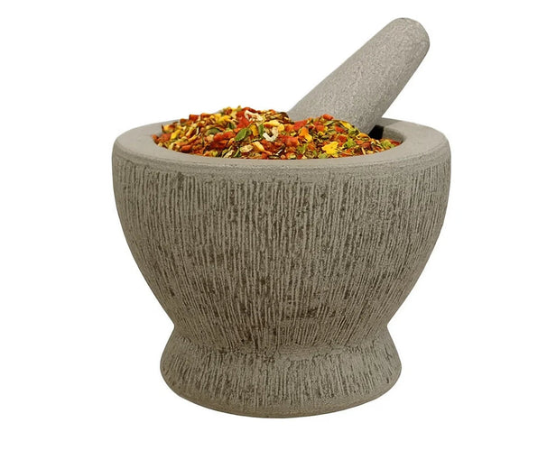 Cookinglife Mörser aus Granit - Grau - ø 14 cm