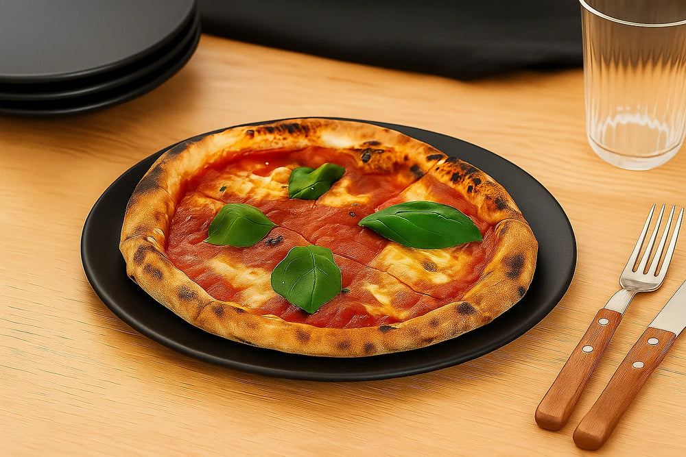 Cookinglife Pizzateller Schwarz ø 30 cm - 4 Stück