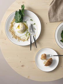 ASA Selection Frühstücksteller / Dessertteller A Table Ligne Noire ø 21 cm - 4 Stück