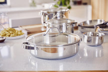 Beka Stahlpfanne mit 2 Ausgüssen Cicla - Edelstahl - ø 12 cm - geeignet für alle Wärmequellen