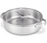 Beka Schmorpfanne / Sauteuse mit zwei Seitengriffen und Glasdeckel Cicla Ø 28 cm – ohne antihaftbeschichtung – geeignet für alle Wärmequellen