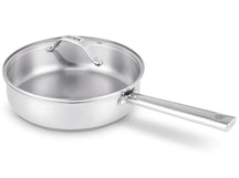 Beka Schmorpfanne / Sauteuse mit Glasdeckel Cicla Ø 24 cm – ohne antihaftbeschichtung – geeignet für alle Wärmequellen