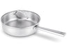 Beka Schmorpfanne / Sauteuse mit Glasdeckel Cicla Ø 24 cm – ohne antihaftbeschichtung – geeignet für alle Wärmequellen