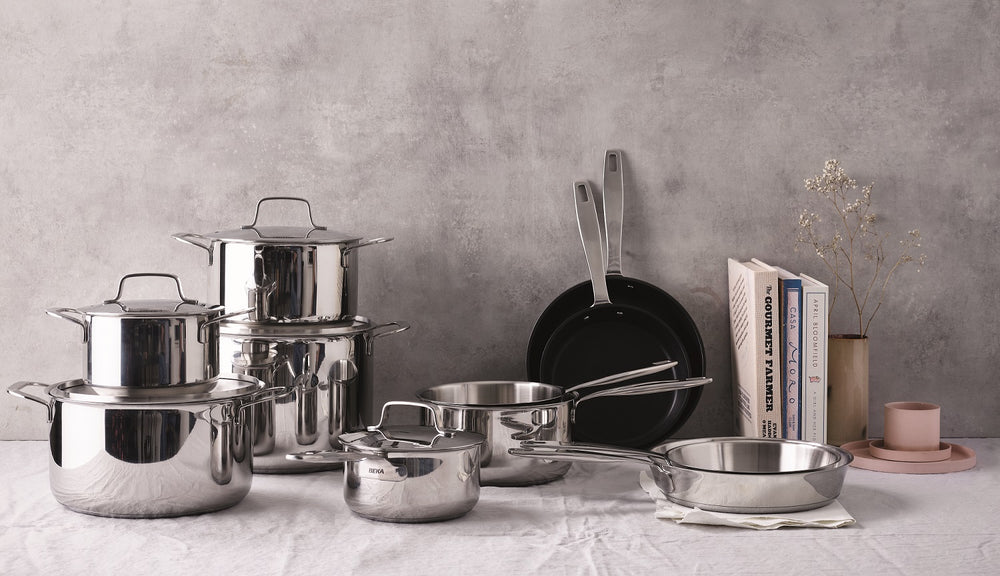 Beka Saucenpfanne Maestro RVS mit 2 Ausgüssen ø 16 cm / 1,6 Liter - geeignet für alle Wärmequellen