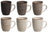 Cookinglife Becher Delice Grau 350 ml - 6 Stück