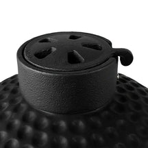 Bighorn Grill Kamado Mattschwarz - 13 Inch / 27 cm - Holzkohlegrill Pizzastein