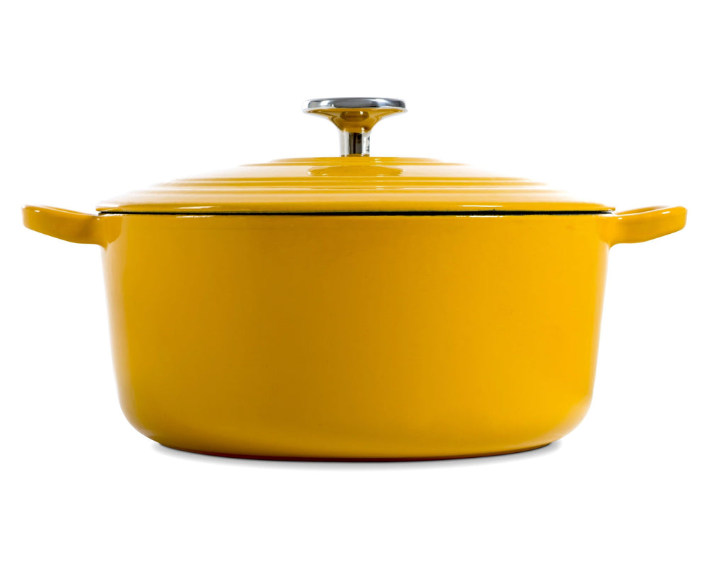 BK Braadpan Bourgogne Sunny Yellow Gietijzer ø 24 cm / 4.2 Liter