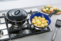 BK Braadpan Fortalit Emaille Zwart ø 20 cm / 1.4 Liter - sfeerbeeld 3