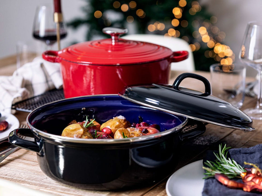 BK Braadpan Fortalit Emaille Zwart ø 20 cm / 1.4 Liter - sfeerbeeld 5