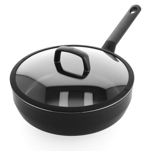 BK Schmorpfanne mit Deckel Easy Induction Schwarz ø 28 cm / 4,6 Liter - keramische Antihaftbeschichtung