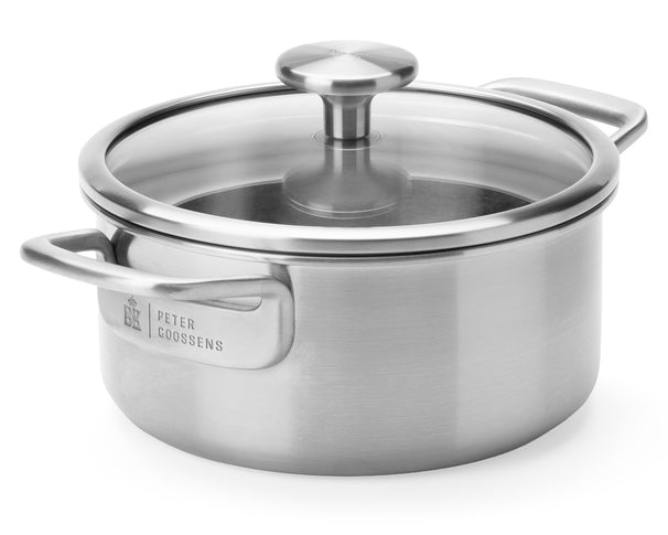BK Kochtopf Peter Goossens Maestro 3-Ply Edelstahl ø 18 cm / 2,1 Liter