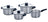 BK Pannenset Karaat+ RVS 4-delig - Kookpan ø 16, 18 & 20 cm & Steelpan ø 16 cm