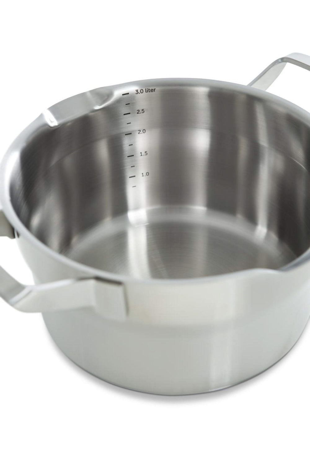 BK Pannenset Premium+ RVS 5-delig - Kookpan ø 16, 18 & 20 cm, Steelpan ø 16 cm & Soeppan ø 24 cm - binnenkant