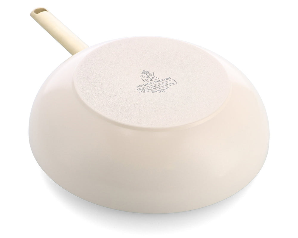 BK Wokpan Sublime Cream White ø 28 cm - onderaanzicht