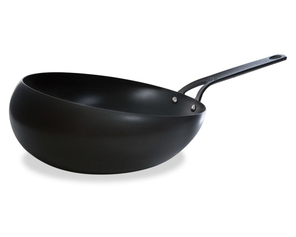 BK Wokpfanne Wokarang Black Steel Karbonstahl ø 30 cm / 2,6 Liter - ohne Antihaftbeschichtung