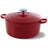 BK Bräter Bourgogne Chili Red Gusseisen ø 24 cm / 4,2 Liter - emaillierte Antihaftbeschichtung