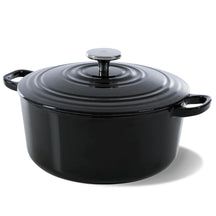 BK Bräter Bourgogne Jet Black Gusseisen ø 24 cm / 4,2 Liter - emaillierte Antihaftbeschichtung