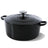 BK Bräter Bourgogne Jet Black Gusseisen ø 24 cm / 4,2 Liter - emaillierte Antihaftbeschichtung