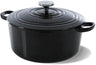 BK Bräter Bourgogne Jet Black Gusseisen ø 28 cm / 6.7 Liter - emaillierte Antihaftbeschichtung