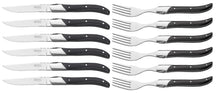 Blackwell Steakbesteck Laguiole - Steakmesser & Steakgabeln - Pakkaholz- 12 Stück
