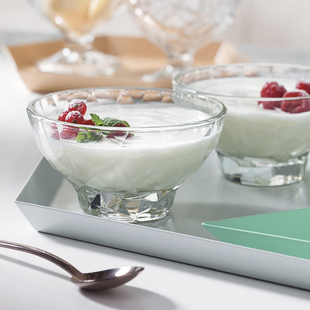 Bormioli Rocco Eisbecher - Sorbetgläser - Diamant - 225 ml - 12 Stück