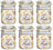 Bormioli Rocco Fido Einmachgläser, 11 x 11 cm / 1 Liter – 6 Stück