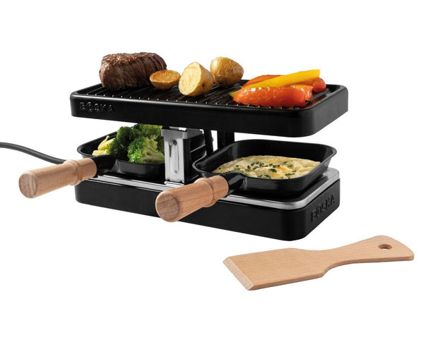 Boska Raclette-Grill Party Mini - 2 Personen - 420 W - keramische Antihaftbeschichtung
