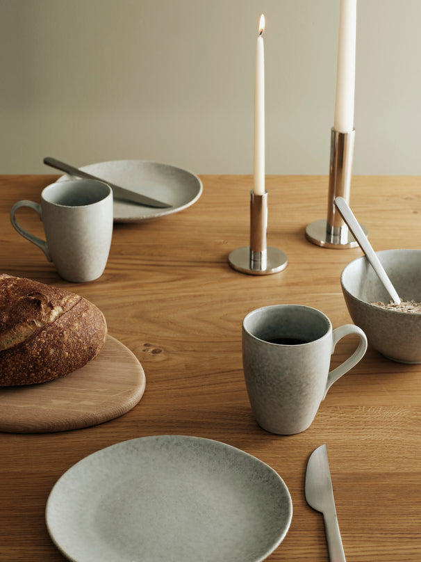 Broste Copenhagen Frühstücksset Nordic Marsh 12-teilig / 4 Personen - 4 Frühstückteller, 4 Schalen und 4 Tassen
